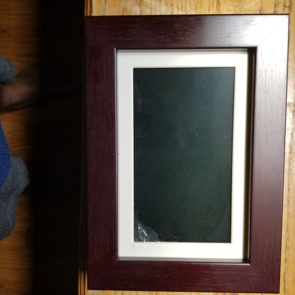 Coby DP732 digital picture frame NO AC ADAPTER tested works open box new - Picture 4 of 12